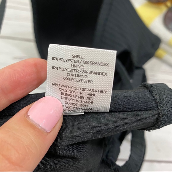 Shade & Shore Ribbed V-Bone Bikini Top 34D - Picture 7 of 7